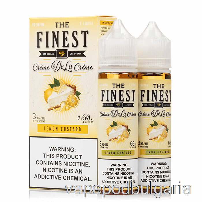 Vape 10000 Дръпки Lemon Custard - най-фините кр